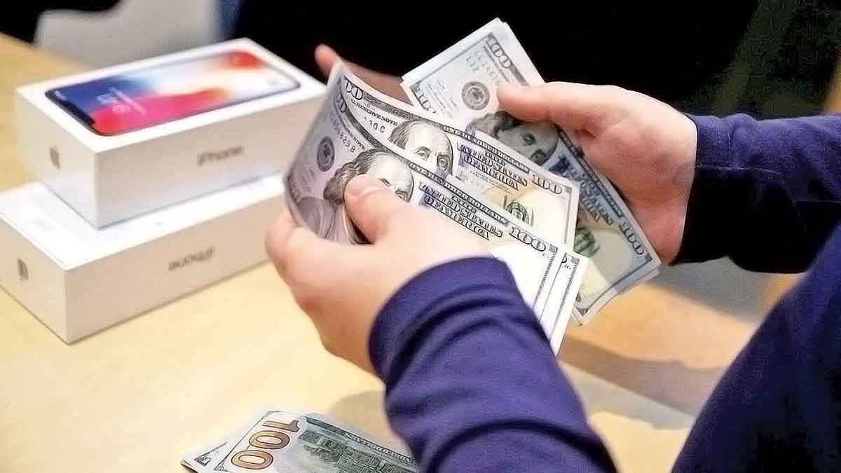 واردات تخصصی آیفون و گوشی های بالای ۶۰۰ دلار با ارز صادراتی غیر