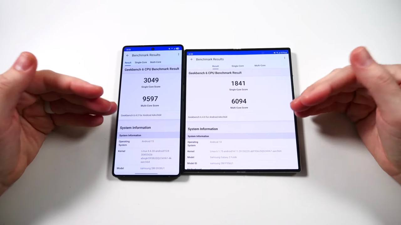 Samsung Galaxy S25 Ultra و Samsung Galaxy Z Fold6.