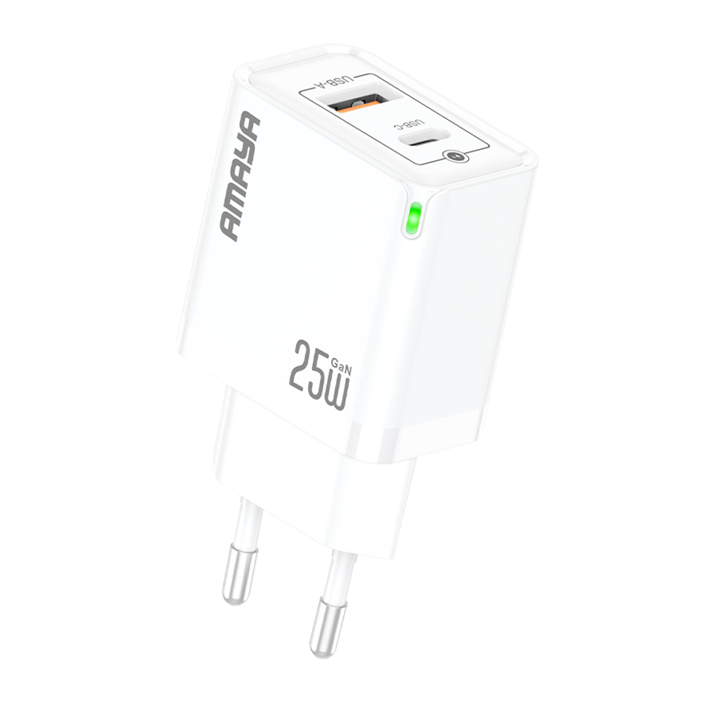 شارژر آداپتور 25 وات آمایا (Amaya) مدل ACW-E47D سفید