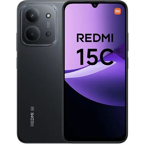 موبایل گوشی شیائومی Redmi 15C حافظه 128 رم 4 گیگابایت مشکی